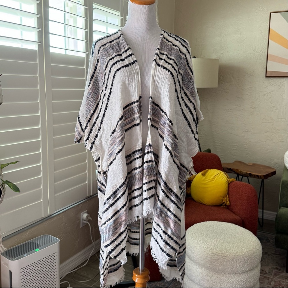 American Eagle Outfitters Multicolor Striped Cardigan